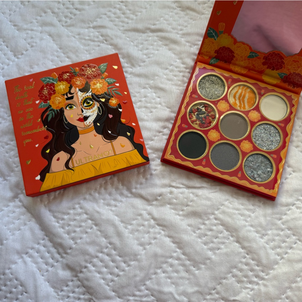 ULTRAMO COSMETICS The Dia De Muertas Palette 9 Pan NEW